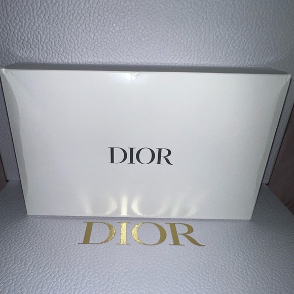 NIB Authentic Dior Natural Canvas Clutch Pouch - Picture 2 of 5